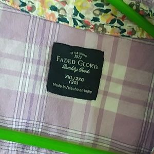 Faded Glory Tops - Purple button up shirt Faded Glory Tops - Purple button up shirt